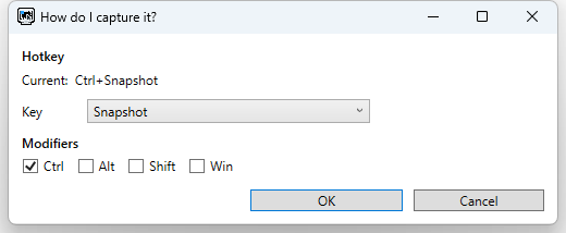`How do I capture it?` dialog